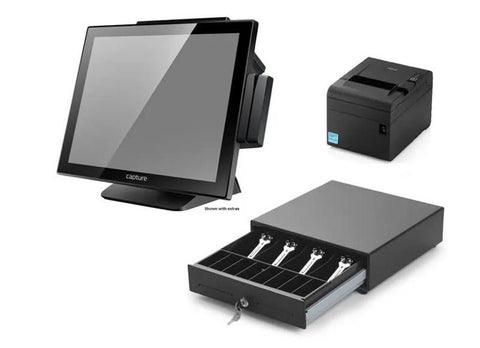 Capture CA-PIB-2 POS system 2 GHz J1900 38.1 cm (15") 1024 x 768 pixels Touchscreen Black