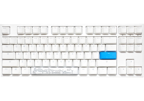 Ducky One 2 RGB TKL keyboard USB German White