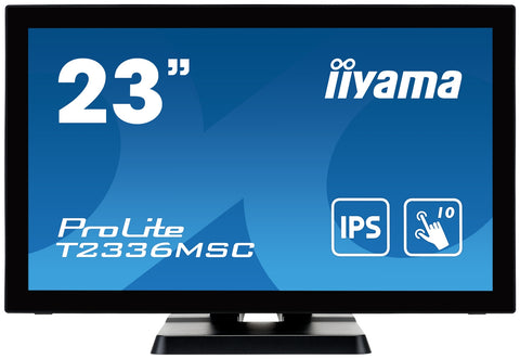 iiyama ProLite T2336MSC-B3 LED display 58.4 cm (23") 1920 x 1080 pixels Full HD Touchscreen Black