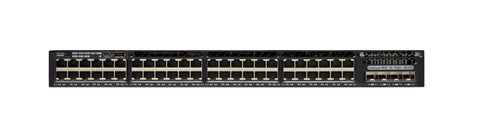 Cisco Catalyst WS-C3650-48FS-E network switch Managed L3 Gigabit Ethernet (10/100/1000) Power over Ethernet (PoE) 1U Black