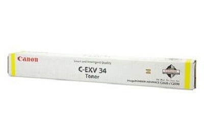 Canon 3785B002/C-EXV34 Toner yellow, 19K pages for Canon IR C 2020