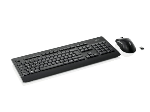 Fujitsu LX960 keyboard RF Wireless QWERTZ German Black