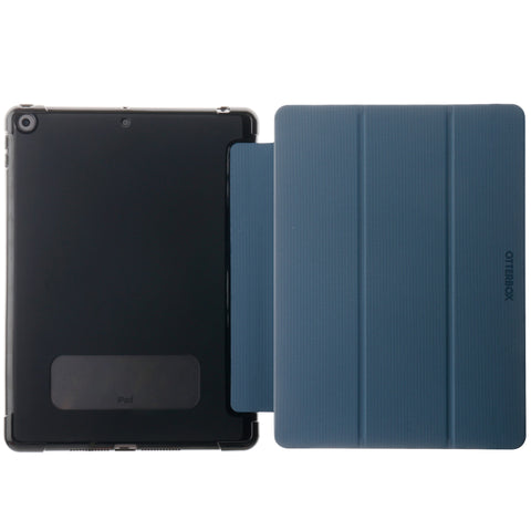 OtterBox React Folio Case for iPad 8th/9th gen, Shockproof, Drop proof, Ultra-Slim Protective Folio Case, Tested to Military Standard, Blue