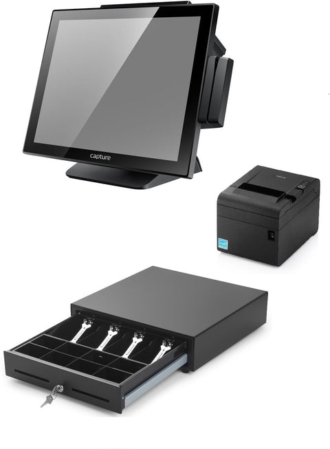 Capture POS In a Box 2 GHz J1900 38.1 cm (15") 1024 x 768 pixels Touchscreen Black