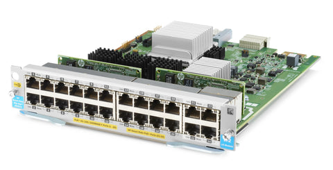 HPE Aruba 20-port 10/100/1000BASE-T PoE+ / 4-port 1/2.5/5/10GBASE-T PoE+ MACsec v3 zl2 network switch module