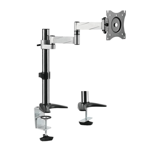 LogiLink BP0076 monitor mount / stand 68.6 cm (27") Clamp/Bolt-through Black, Stainless steel