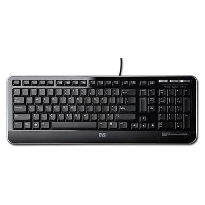 HP QY776AA keyboard USB Black