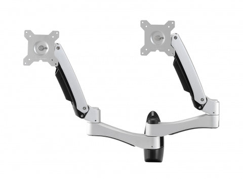 Amer Mounts AMR2AW monitor mount / stand 61 cm (24") Black, Silver Wall