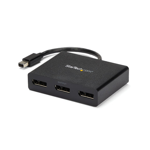 StarTech.com 3-Port Multi Monitor Adapter - Mini DisplayPort to DisplayPort MST Hub, Dual 4K 30Hz & 1x 1080p - Video Splitter for Extended Desktop Mode on Windows Only - mDP 1.2 to 3x DP