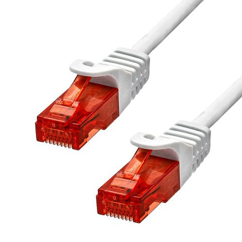 ProXtend CAT6 U/UTP CU LSZH Ethernet Cable White 30CM