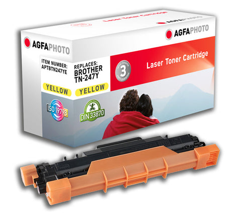 AgfaPhoto APTBTN247YE toner cartridge Compatible Yellow 1 pc(s)