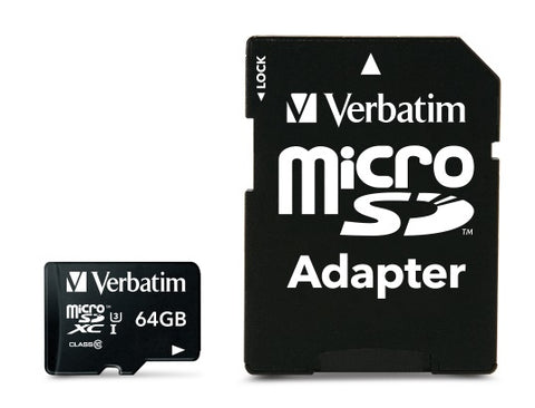 Verbatim Pro 64 GB MicroSDXC UHS Class 10