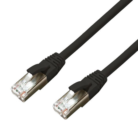 Microconnect MC-SFTP6A02S networking cable Black 2 m Cat6a S/FTP (S-STP)