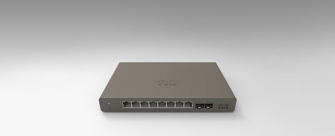 Cisco Meraki GS110-8-HW-UK network switch Managed Gigabit Ethernet (10/100/1000) Grey