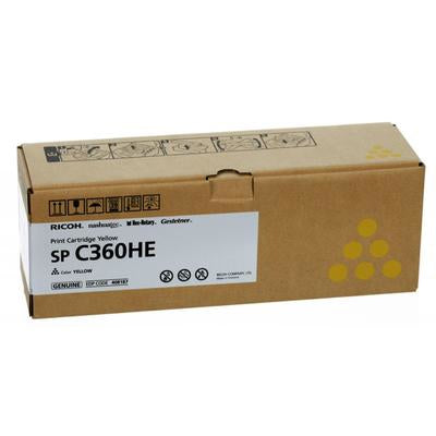 Ricoh 408187/SPC360HE Toner-kit yellow high-capacity, 5K pages ISO/IEC 19752 for Ricoh SP C 360/361