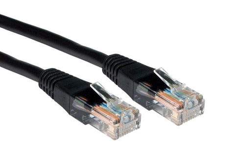 Target RJ45 (M) to RJ45 (M) CAT5e 3m Black OEM Moulded Boot Copper UTP Network Cable