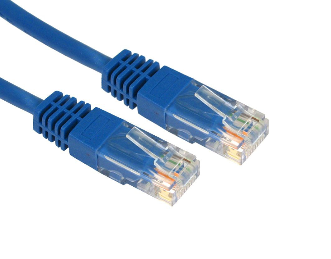 Cables Direct 1m Cat5e networking cable Blue U/UTP (UTP) – Baseline ...