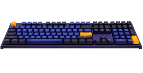 Ducky One 2 Horizon keyboard USB German Black, Blue, Yellow