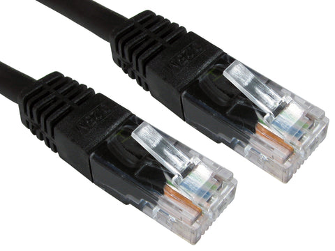 Cables Direct ERT-605K networking cable Black 5 m Cat6 U/UTP (UTP)