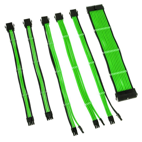 Kolink Core Adept Braided Cable Extension Kit - Green