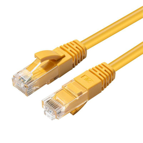 Microconnect MC-UTP6A01Y networking cable Yellow 1 m Cat6a U/UTP (UTP)