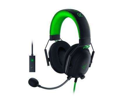 Razer BlackShark V2 Headset Wired Head-band Gaming Black, Green