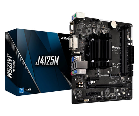 Asrock J4125M micro ATX