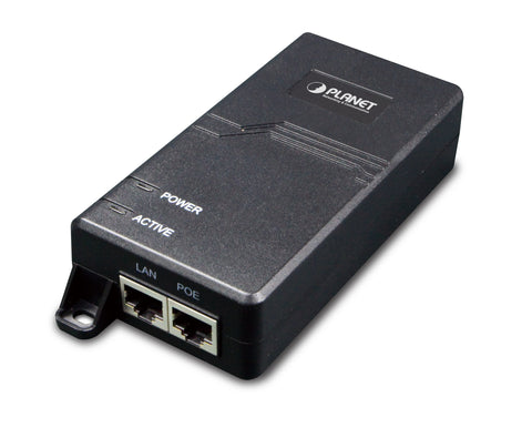 PLANET IEEE802.3at High Power PoE+ Gigabit Ethernet (10/100/1000) Power over Ethernet (PoE) Black