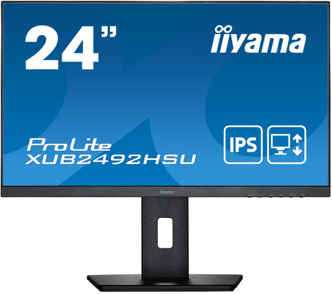 iiyama ProLite XUB2492HSU-B5 LED display 60.5 cm (23.8") 1920 x 1080 pixels Full HD Black