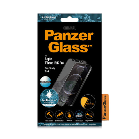 PanzerGlass ™ Anti-glare Screen Protector Apple iPhone 12 | 12 Pro | Edge-to-Edge