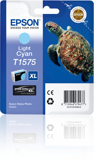 Epson C13T15754010/T1575 Ink cartridge light cyan 25,9ml for Epson Stylus Photo R 3000