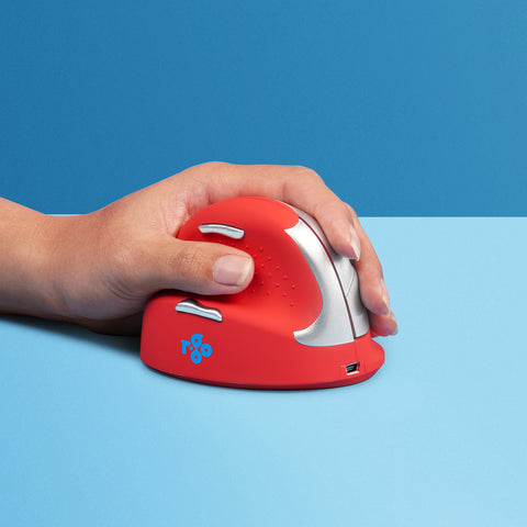 R-Go Tools HE Sport R-Go ergonomic mouse, bluetooth, medium, left