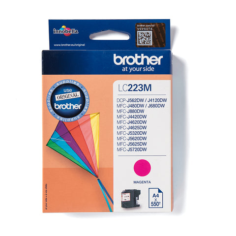 Brother LC-223M Ink cartridge magenta, 550 pages ISO/IEC 24711 5,9ml for Brother DCP-J 562/MFC-J 4420/MFC-J 5320