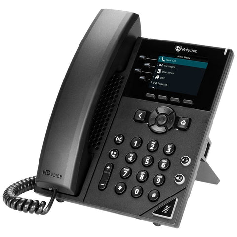 POLY 250 IP phone Black 4 lines LCD