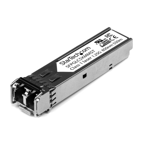 StarTech.com Cisco GLC-SX-MM Compatible SFP Transceiver Module - 1000BASE-SX~Cisco GLC-SX-MM Compatible SFP Module - 1000BASE-SX - 1GbE Multimode Fiber MMF Optic Transceiver - 1GE Gigabit Ethernet SFP - LC 550m - 850nm - Cisco IE3400, IE3300, IE3200