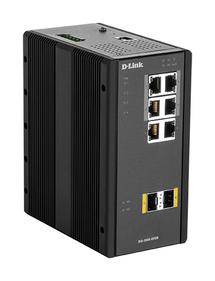 D-Link DIS‑300G‑8PSW Managed L2 Gigabit Ethernet (10/100/1000) Power over Ethernet (PoE) Black