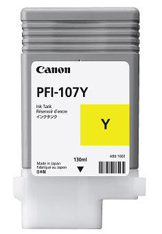 Canon 6708B001/PFI-107Y Ink cartridge yellow 130ml for Canon IPF 670/680