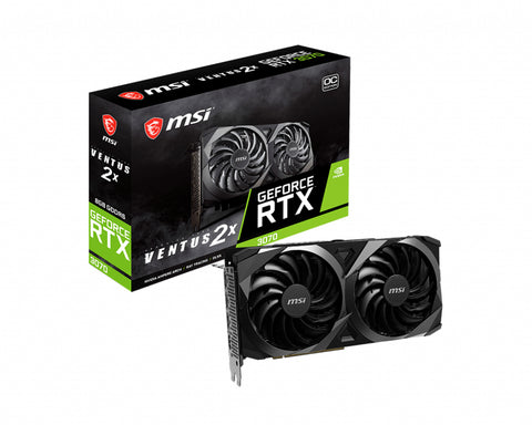 MSI RTX 3070 VENTUS 2X 8G OC LHR graphics card NVIDIA GeForce RTX 3070 8 GB GDDR6