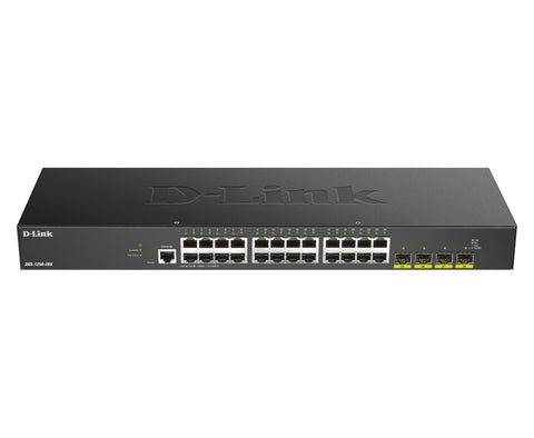 D-Link DGS-1250-28X network switch Managed L3 Gigabit Ethernet (10/100/1000) Black