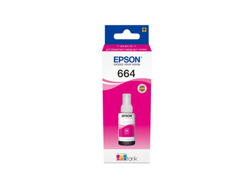 Epson C13T664340/664 Ink bottle magenta, 6.5K pages 70ml for Epson L 300/655