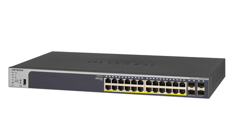 NETGEAR GS728TPP Managed L2/L3/L4 Gigabit Ethernet (10/100/1000) Power over Ethernet (PoE) 1U Black