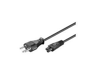 Microconnect PE160818 power cable Black 1.8 m Power plug type J C5 coupler