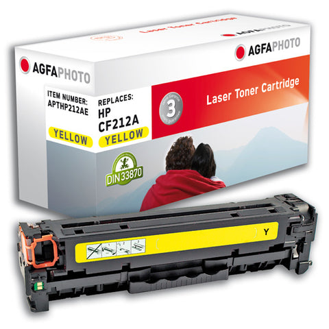 AgfaPhoto APTHP212AE toner cartridge Yellow 1 pc(s)