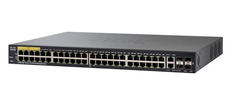 Cisco Small Business SF350-48P Managed L2/L3 Fast Ethernet (10/100) Power over Ethernet (PoE) 1U Black