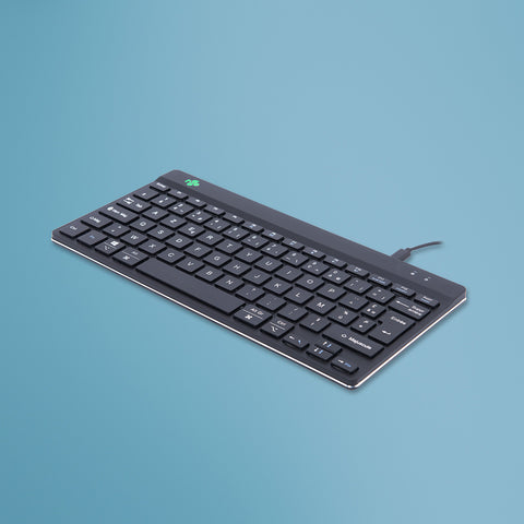 R-Go Tools Compact Break R-Go ergonomic keyboard AZERTY (FR), wired, black