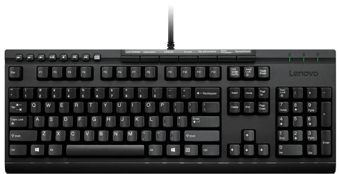 Lenovo Enhanced Performance USB Gen II keyboard QWERTY Danish Black