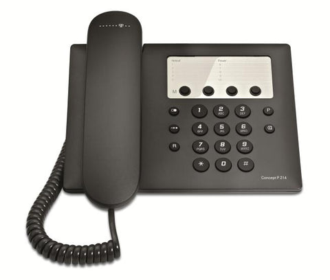 Telekom Concept P 214 Analog telephone Black