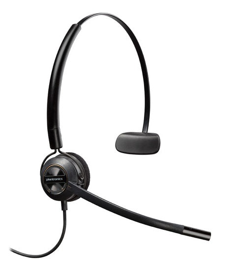 POLY EncorePro HW540 Headset Wired Ear-hook, Head-band, Neck-band Office/Call center Black