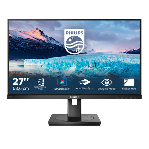 Philips S Line 272S1AE/00 LED display 68.6 cm (27") 1920 x 1080 pixels Full HD LCD Black