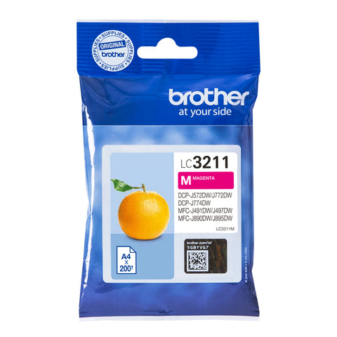 Brother LC-3211M Ink cartridge magenta, 200 pages ISO/IEC 19752 for Brother DCP-J 772